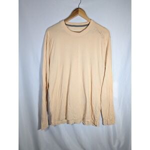 Free Fly Shirt Mens XL Yellow Long Sleeve Performance Comfort Adventure Out